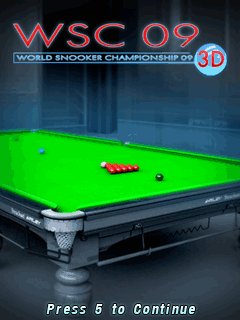 game pic for World Snooker Championship 09 3D